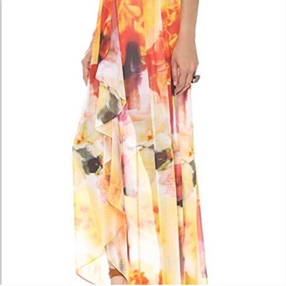 Alice + Olivia Leah Long Floral-Print Wrap Skirt - Picture 9 of 11